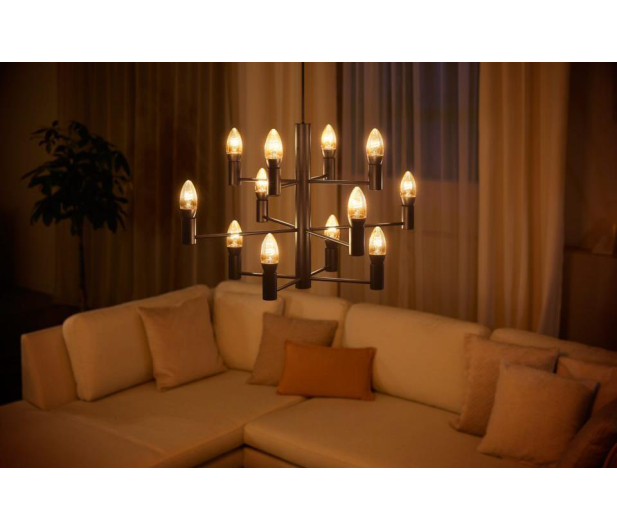 Philips Hue White Inteligentna Żarówka Filament C37 2xE14 8719514302211 - 678459 - zdjęcie 4